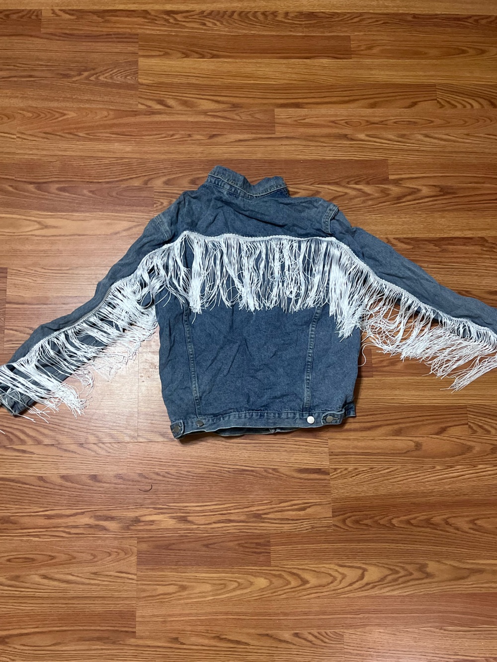 Fringe Elia-Cher Jean Denim Jacket Concert Western Nashville